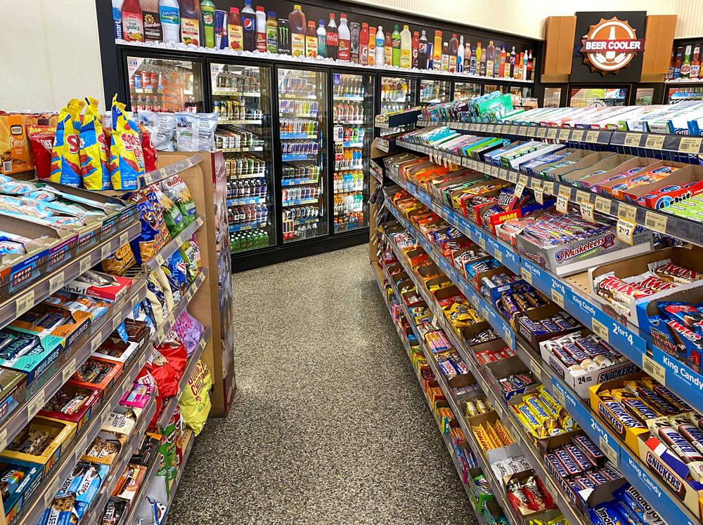 gas station